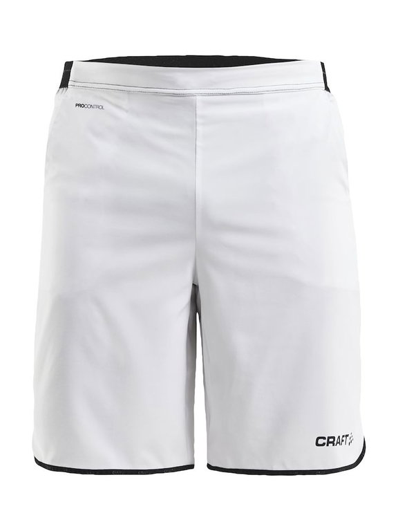 Craft Sporthose Pro Control Impact mit Innenslip kurz weiss Herren